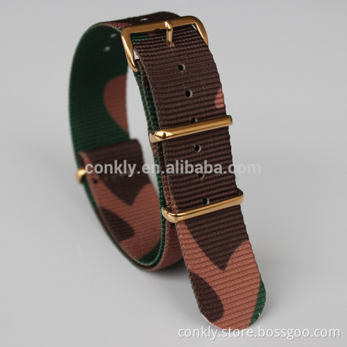Wholesale camo Nylon watch straps factory